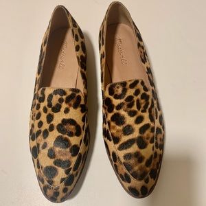 Madewell calf hair leopard flats